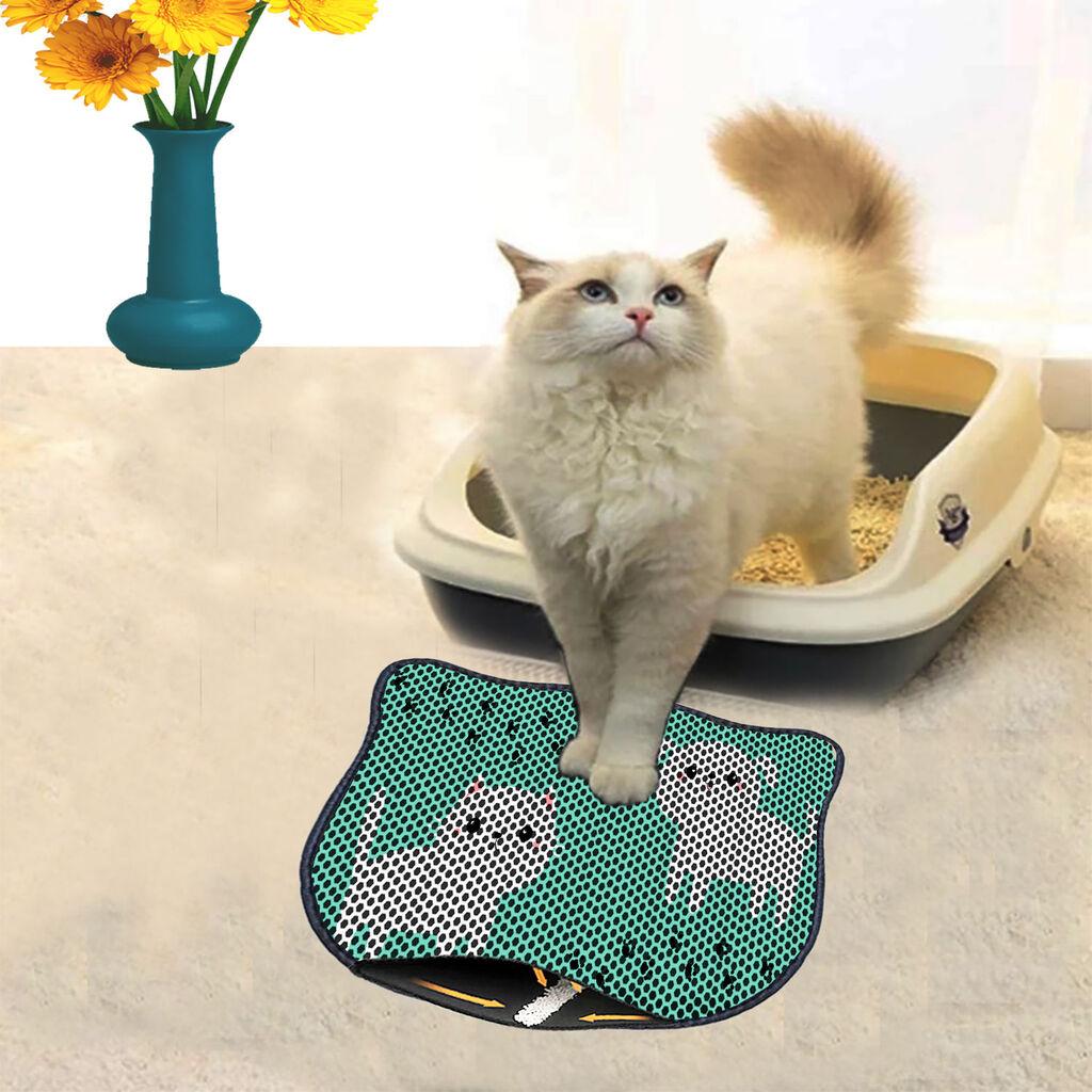 Тоалетна просторија за мачки Aberto Design Kdkafa0217, 40 x 50 см, зелена