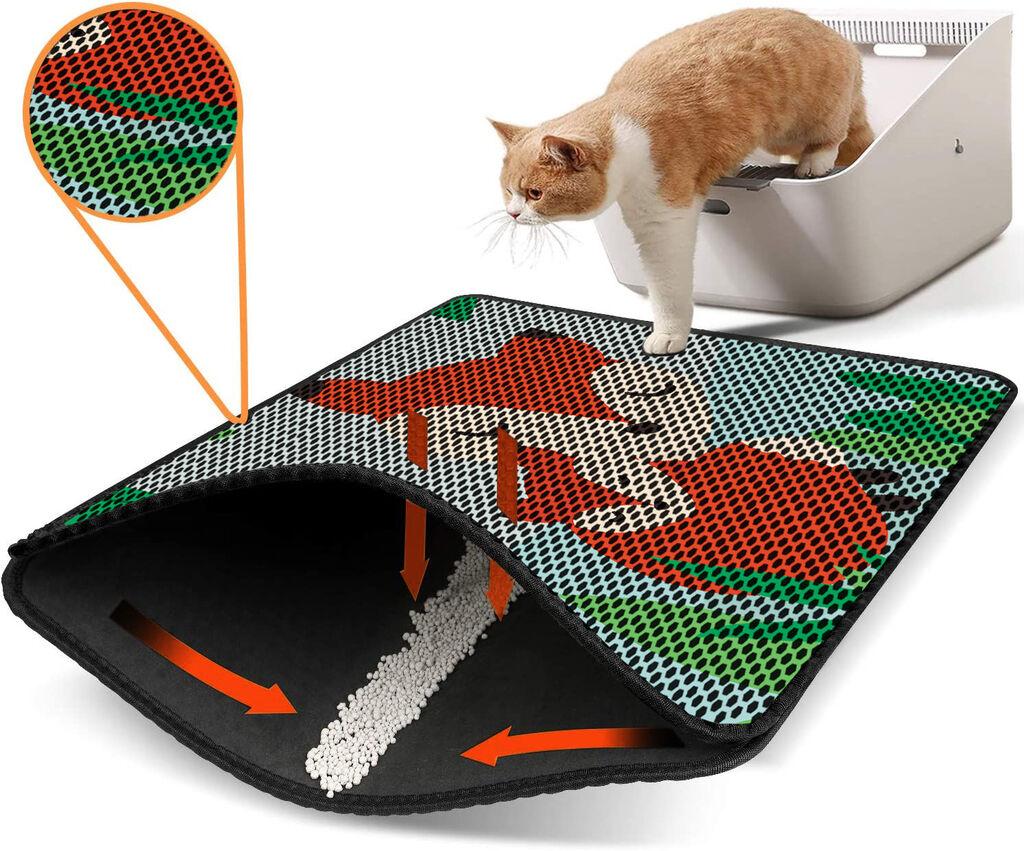 Aberto Design WC преграда за мачки Nrszn0097, 45 x 60 см, шарена