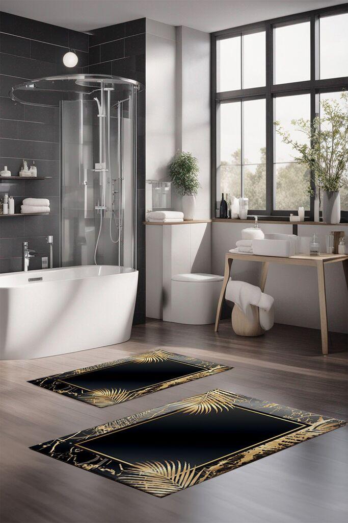 Комплет простирки за бања L'essentiel Maison CT-5062, 2 парчиња, шарени