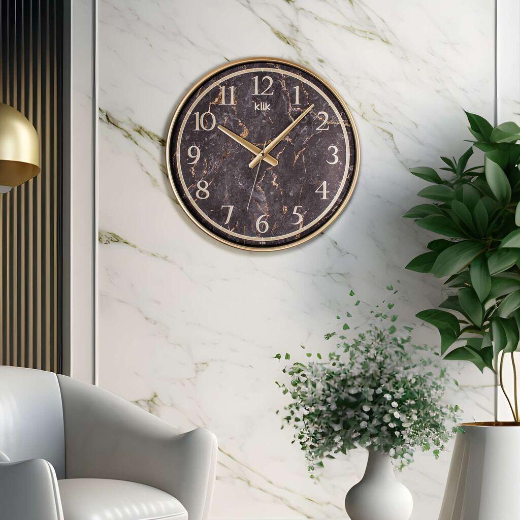 Wallity dzиден часовник Goreme, 38x38 см, златна боја