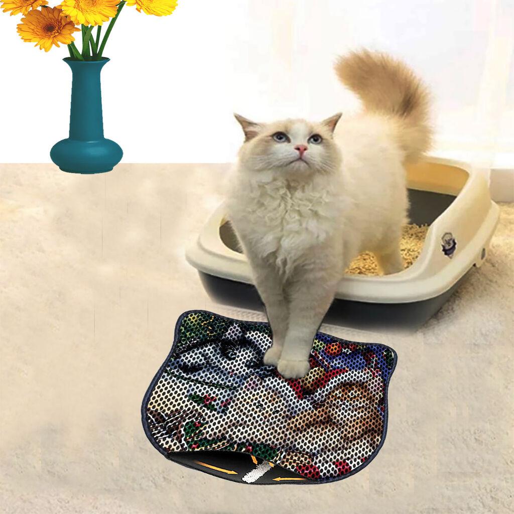 Aberto Design Тоалетна просторија за мачки Kdkafa0177, 40 x 50 см, шарена