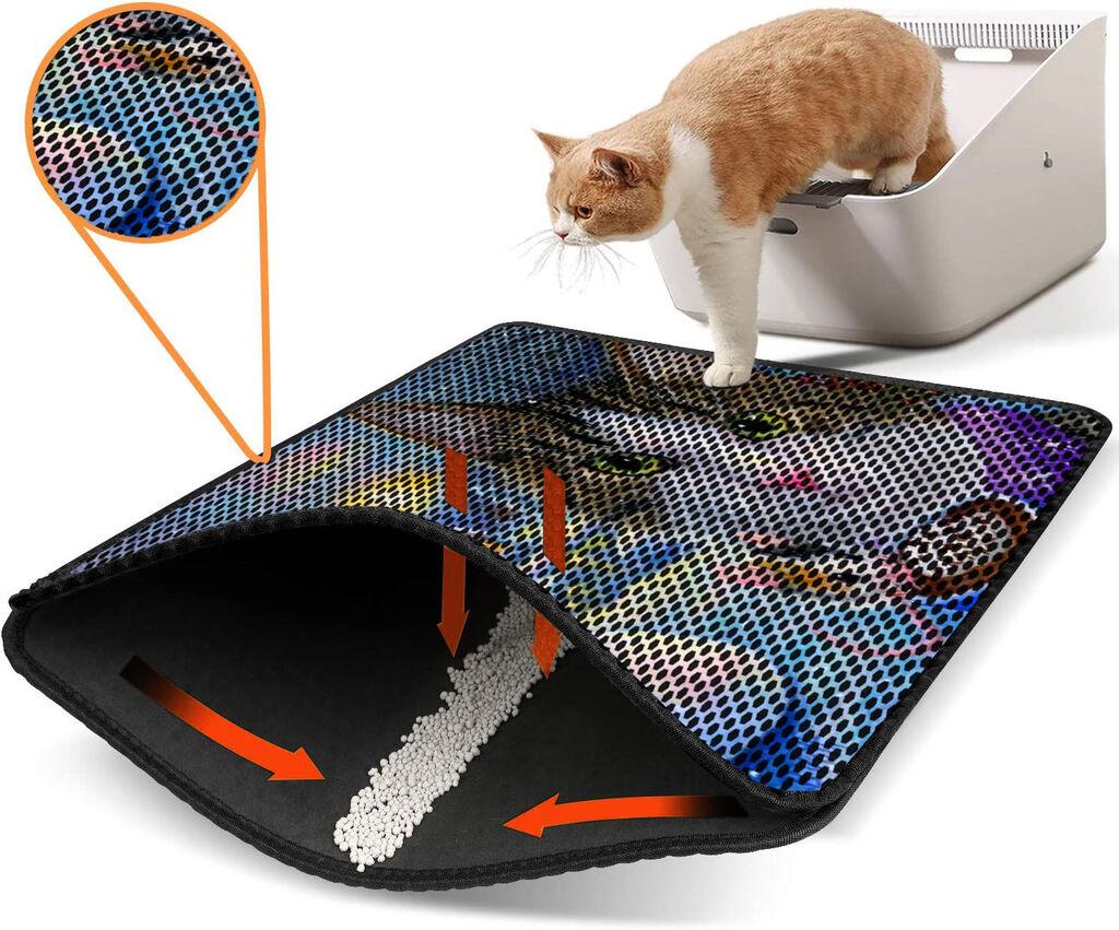 Aberto Design WC преграда за мачки Nrszn0173, 45 x 60 см, шарена