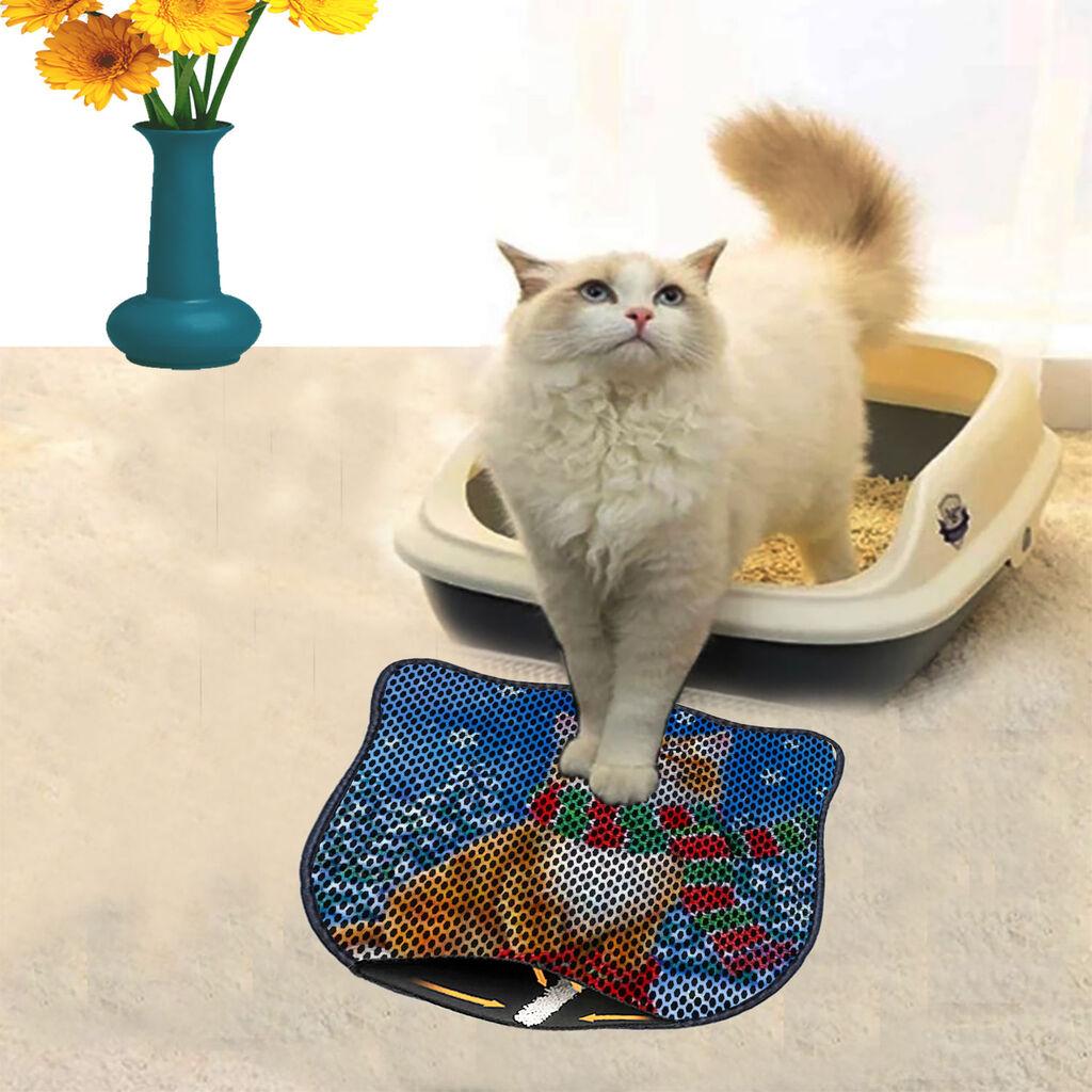 Aberto Design Тоалетна просторија за мачки Kdkafa0176, 40 x 50 см, шарена