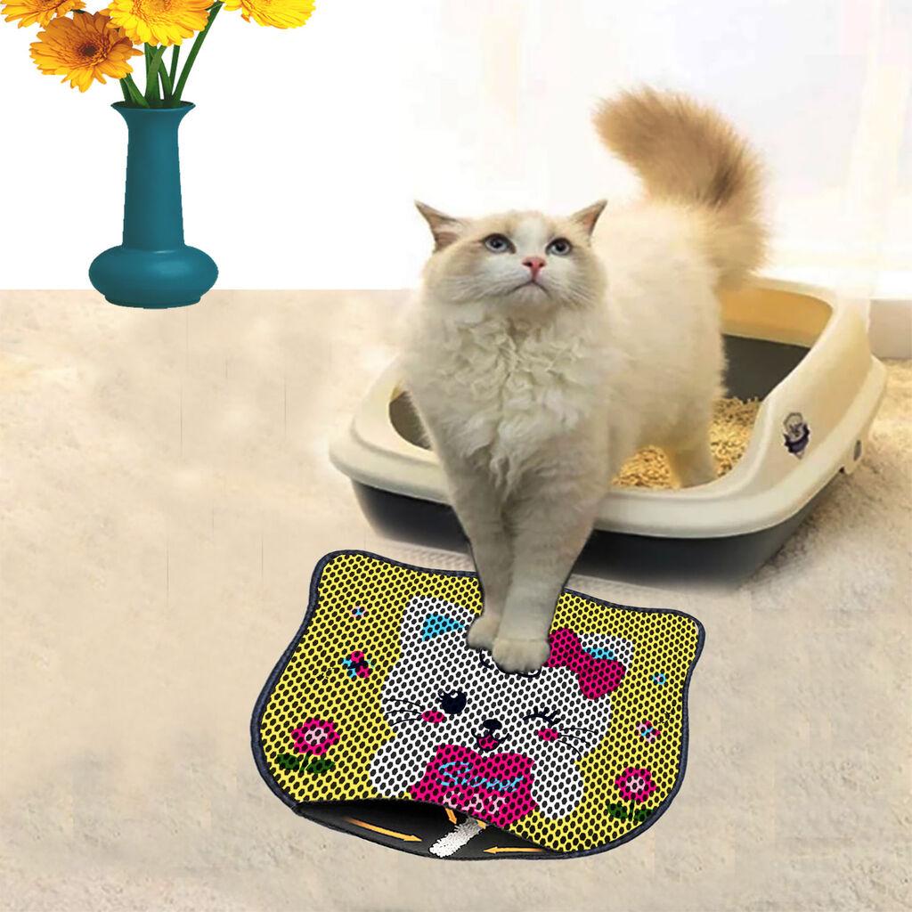 Тоалетна просторија за мачки Aberto Design Kdkafa0063, 40 x 50 см, жолта