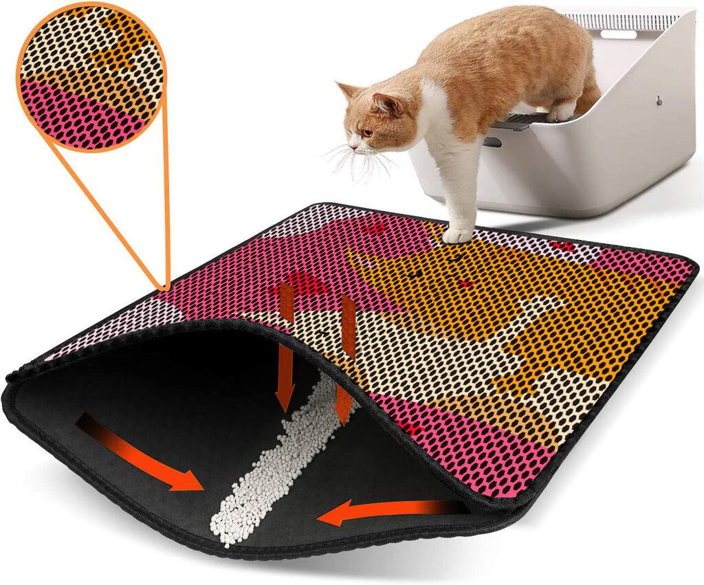 Aberto Design WC преграда за мачки Nrszn0251, 45 x 60 см, шарена