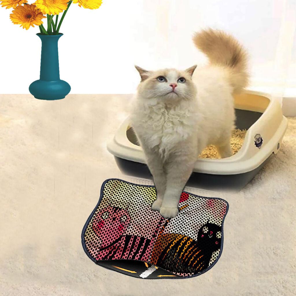 Aberto Design Тоалетна просторија за мачки Kdkafa0015, 40 x 50 см, шарена