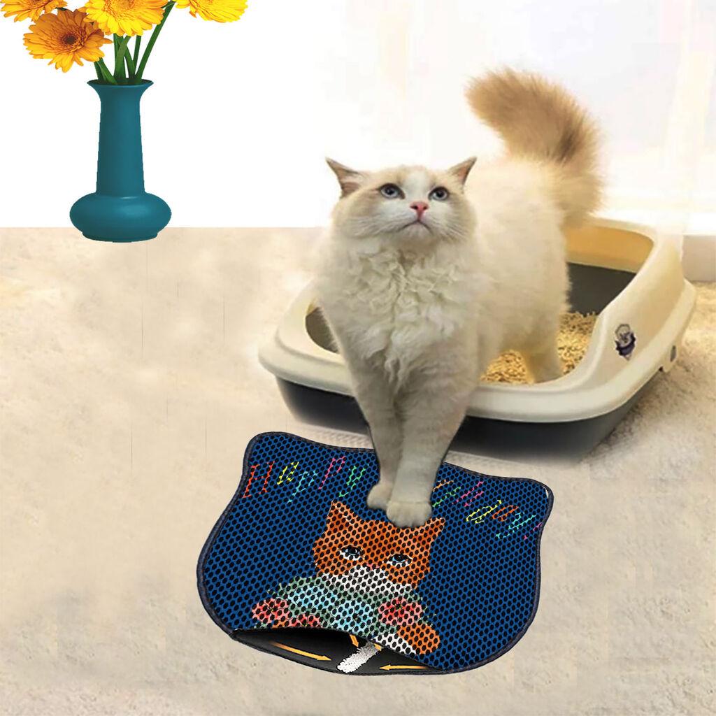 Тоалетна просторија за мачки Aberto Design Kdkafa0129, 40 x 50 см, темно сина