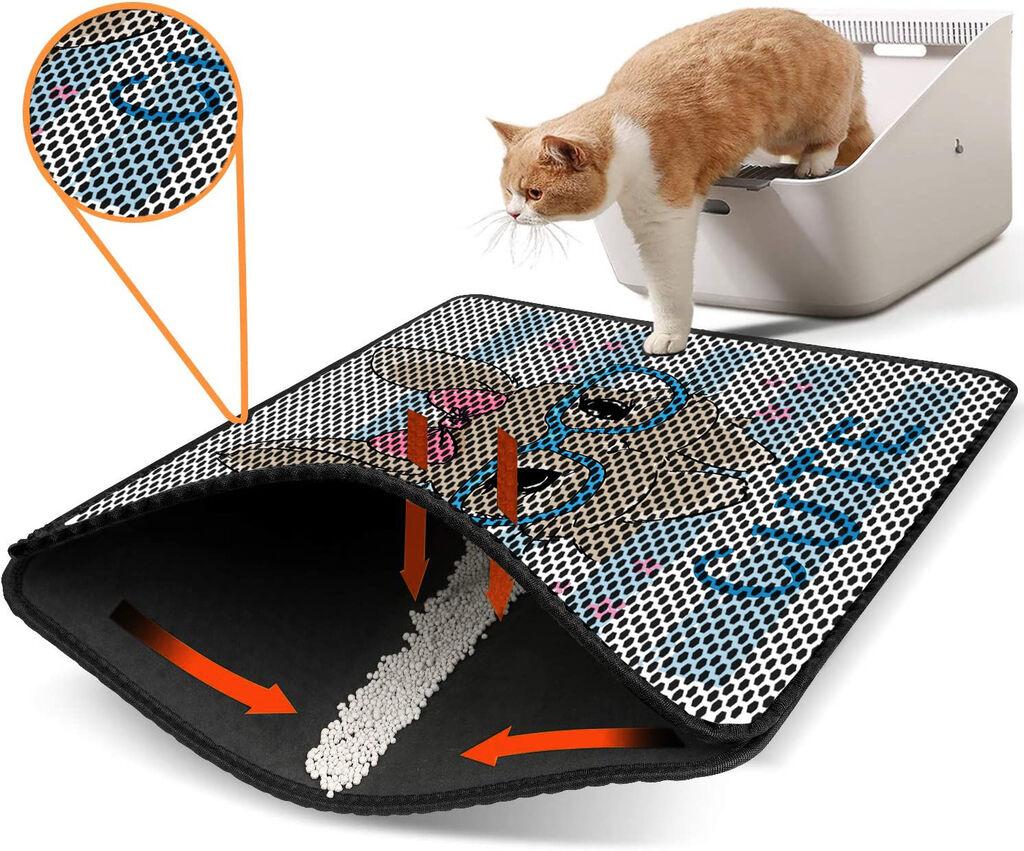 Aberto Design WC преграда за мачки Nrszn0207, 45 x 60 см, шарена