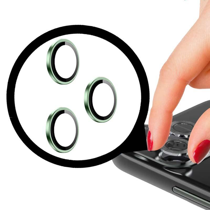 Заштитно стакло за камера - iPhone14 Pro/14 Pro Max - Зелена