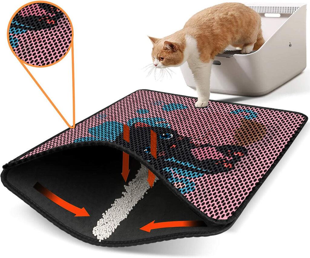 Aberto Design WC преграда за мачки Nrszn0061, 45 x 60 см, шарена