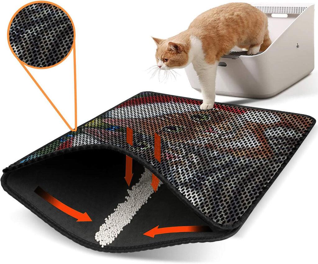 Aberto Design WC преграда за мачки Nrszn0165, 45 x 60 см, шарена