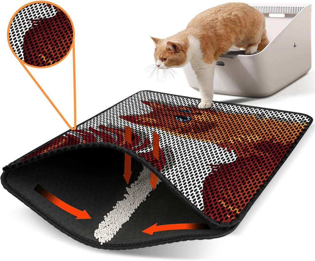 Aberto Design Тоалетна просторија за мачки Nrszn0093, 45 x 60 см, кафеава