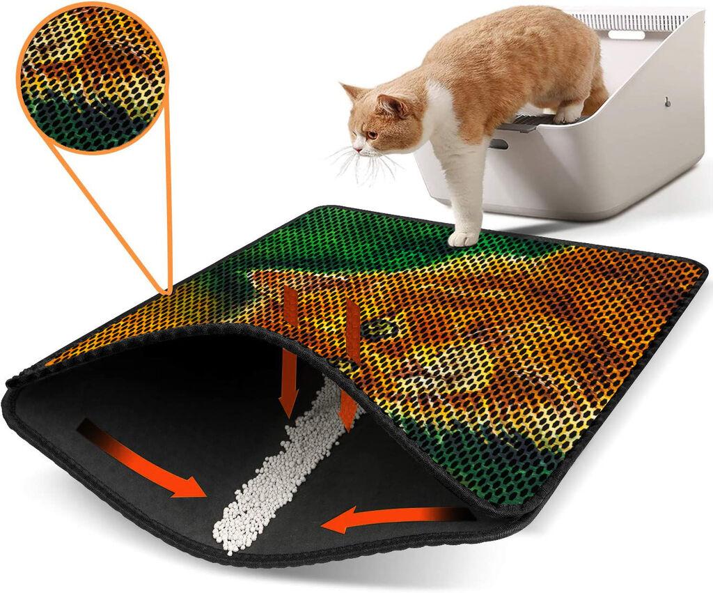 Aberto Design WC преграда за мачки Nrszn0130, 45 x 60 см, шарена