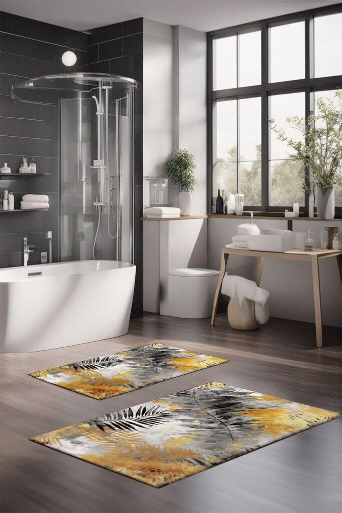 Комплет простирки за бања L'essentiel Maison CT-5423, 2 парчиња, шарени