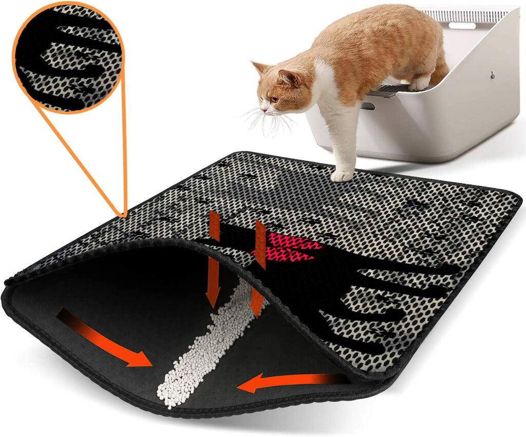 Тоалетна просторија за мачки Aberto Design Nrszn0111, 45 x 60 см, сива