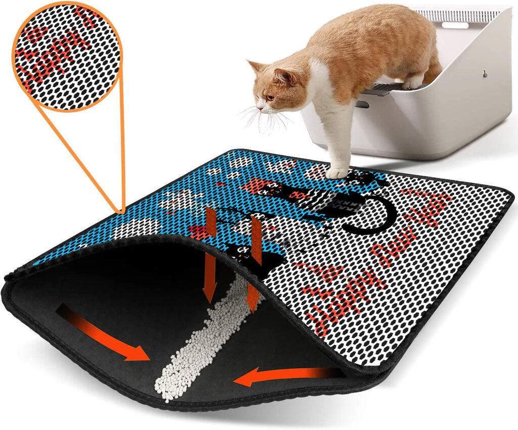 Aberto Design WC преграда за мачки Nrszn0205, 45 x 60 см, шарена