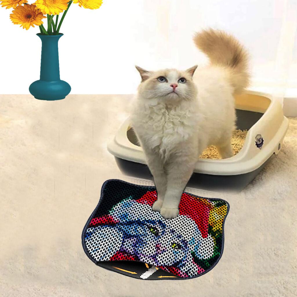 Aberto Design Тоалетна просторија за мачки Kdkafa0116, 40 x 50 см, шарена