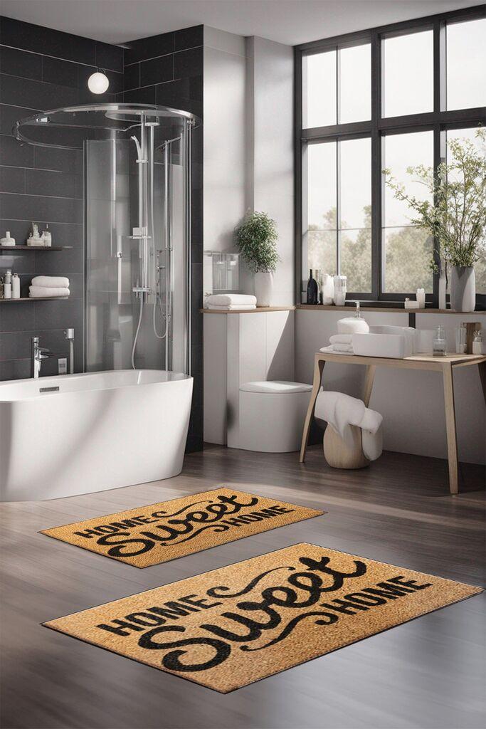 Комплет теписи за бања L'essentiel Maison CT-5155, 2 парчиња, шарени