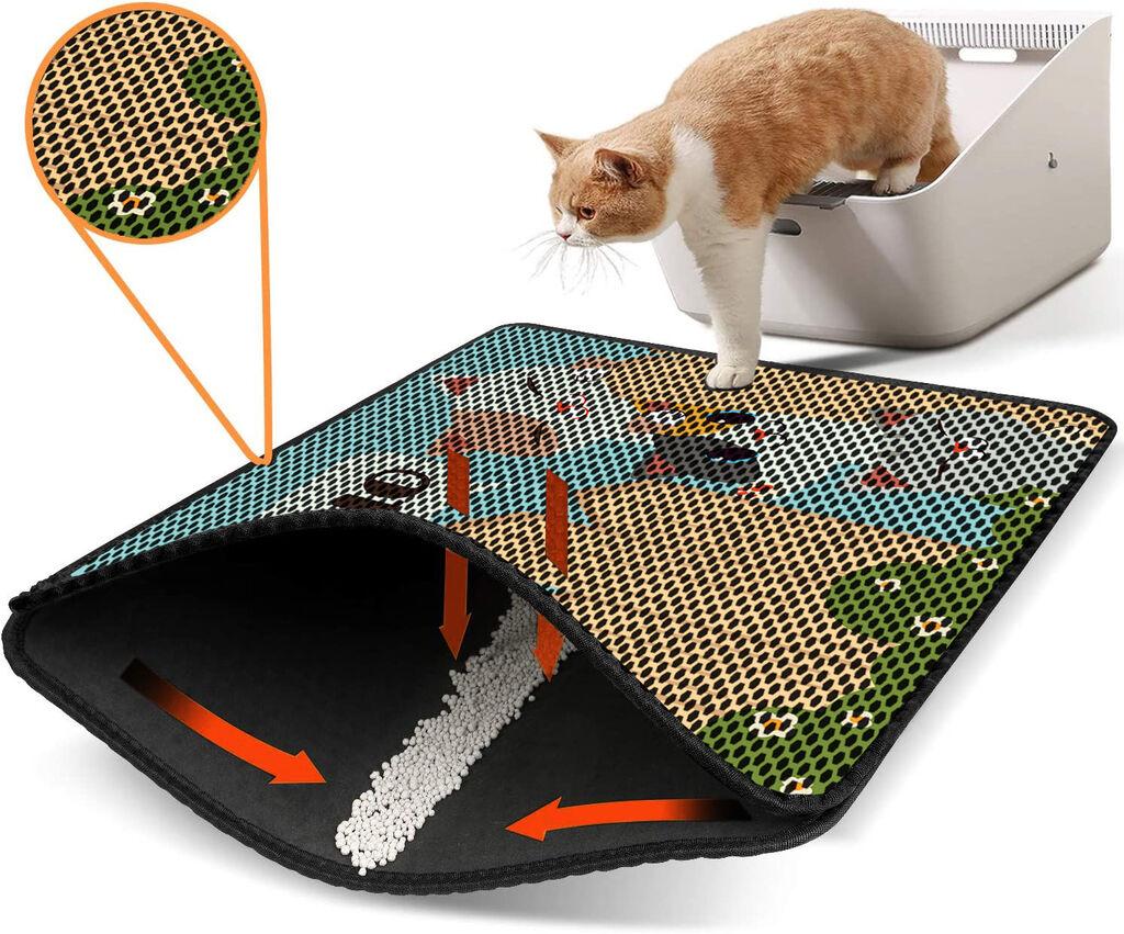 Aberto Design WC преграда за мачки Nrszn0164, 45 x 60 см, шарена