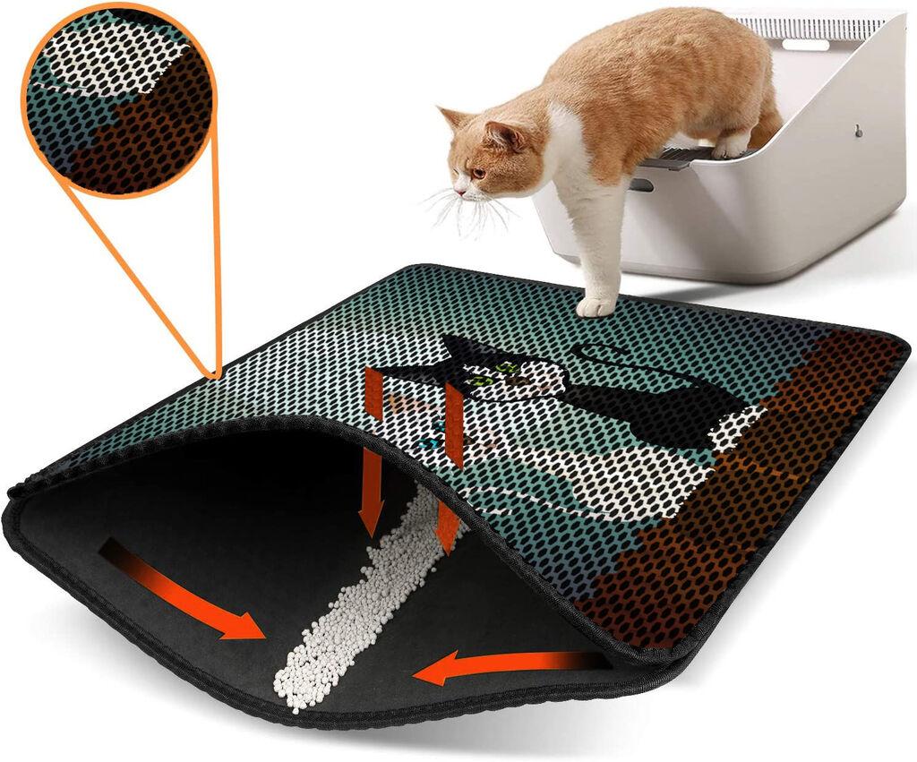 Aberto Design WC преграда за мачки Nrszn0026, 45 x 60 см, шарена