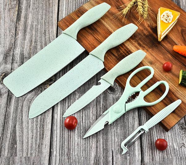 Сет ножеви 6во1 - Зелена