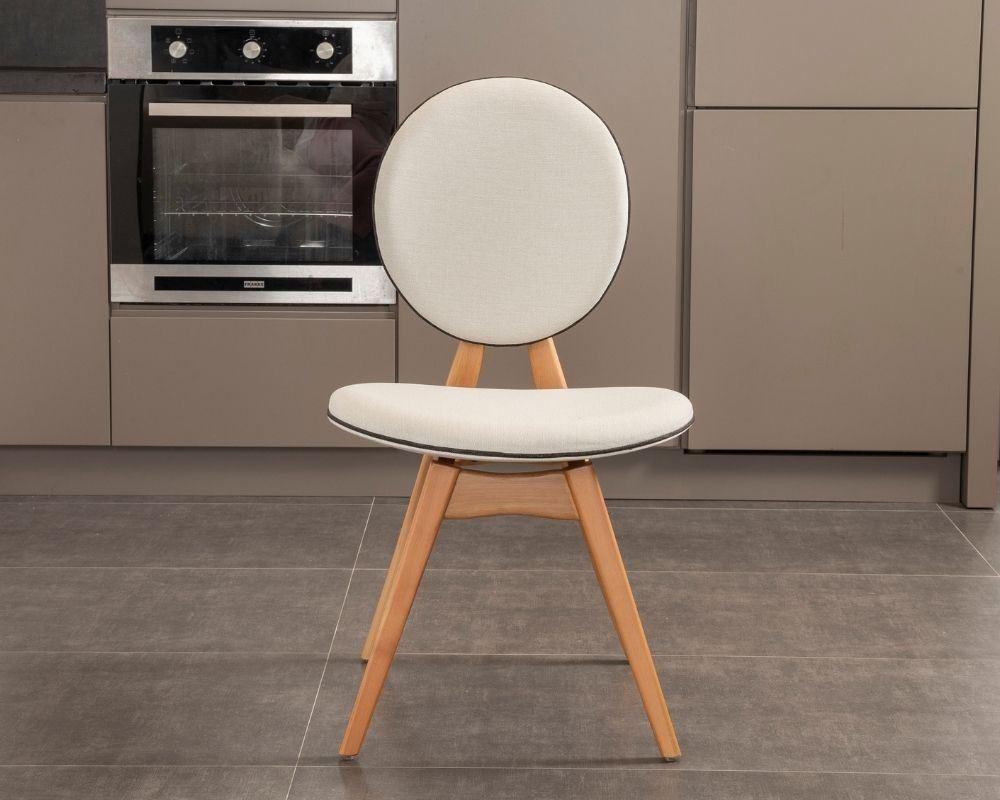 Комплет трпезариски столчиња Hanah Home Touch, 52x91x44 см, беж