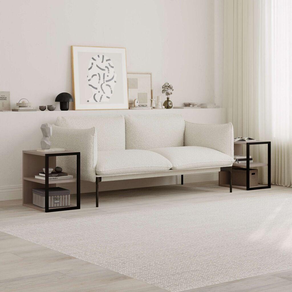 Помошна масичка Hanah Home Echo, 30x45x42 см, беж