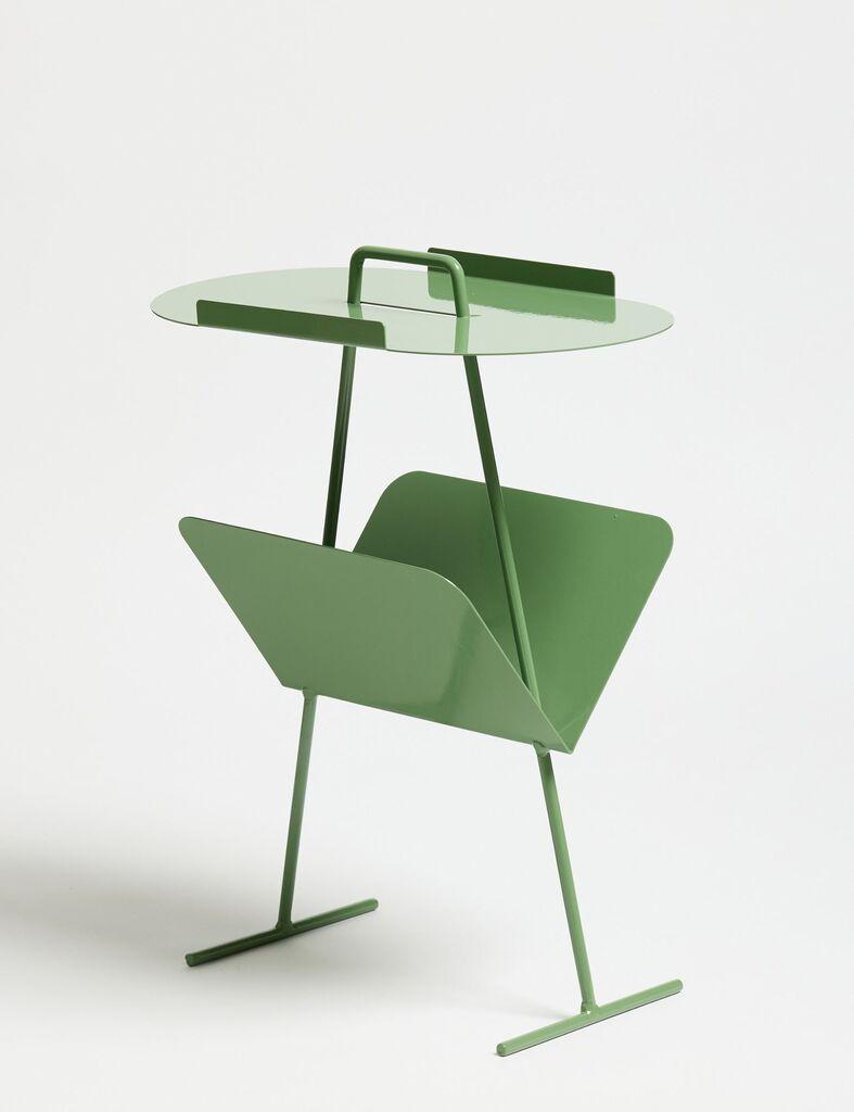 Помошна масичка Hanah Home Goddy, 44x54x22.5 см, маслинеста боја