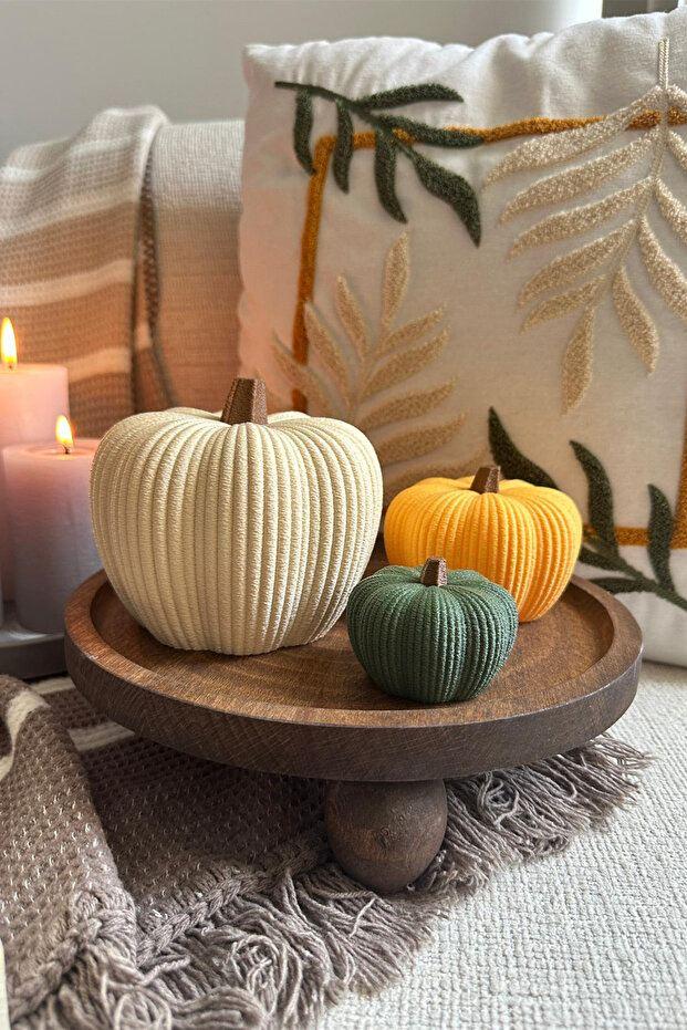 Комплет тикви Aberto Design, 3 парчиња, шарени