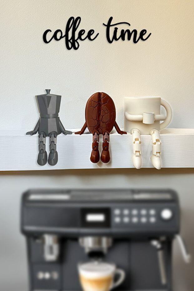 Aberto Design Set Кафе агол, 3 парчиња, шарени