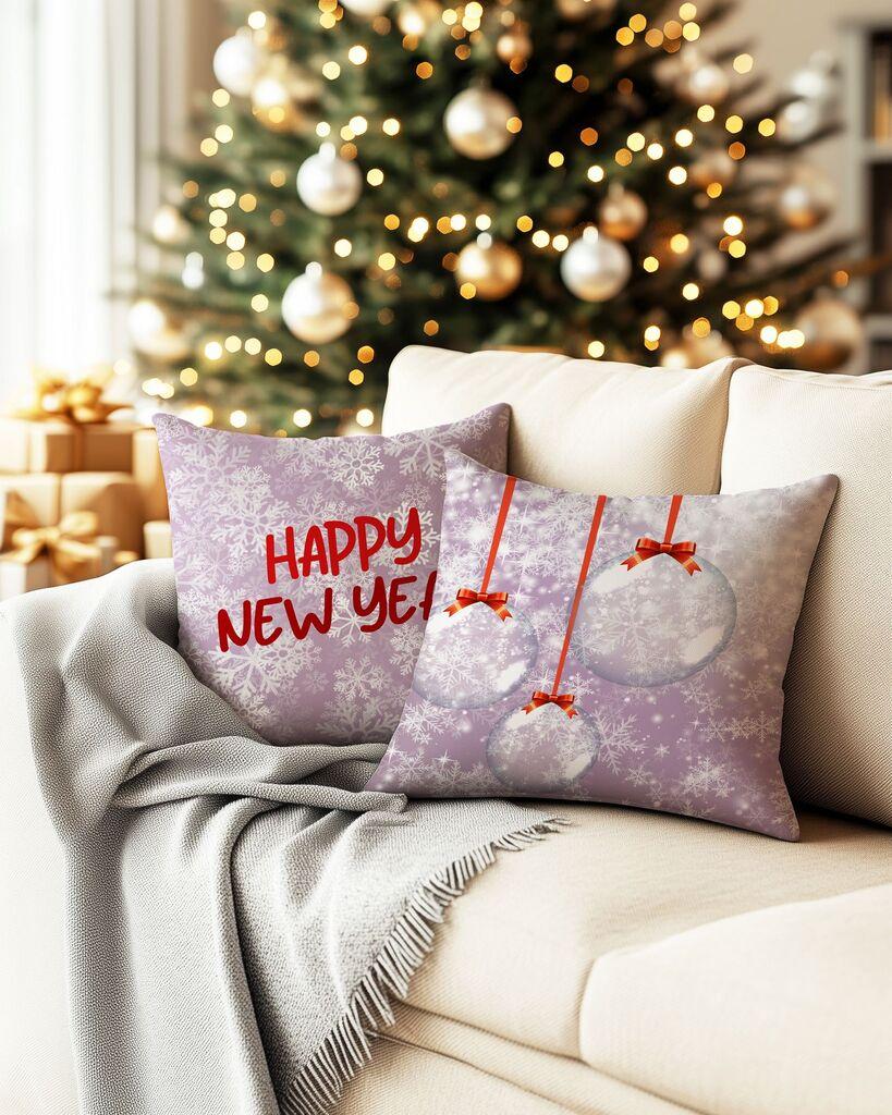 Комплет декоративни навлаки за перници Aberto Design PLW-NWYR26 - 14, 43x43 см, 2 парчиња