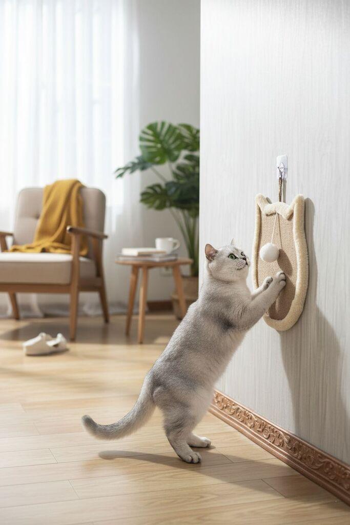 Гребалка за шепи и мустаќи за мачки Caddy, кафеава