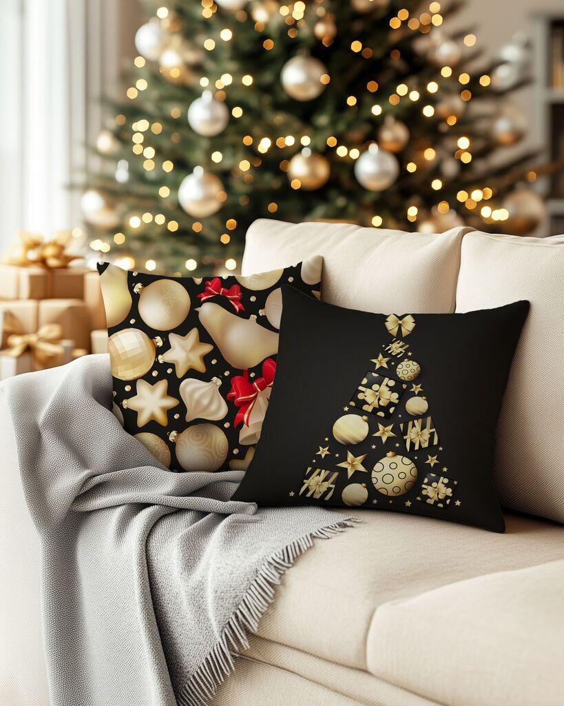 Комплет декоративни навлаки за перници Aberto Design PLW-NWYR26 - 6, 43x43 см, 2 парчиња