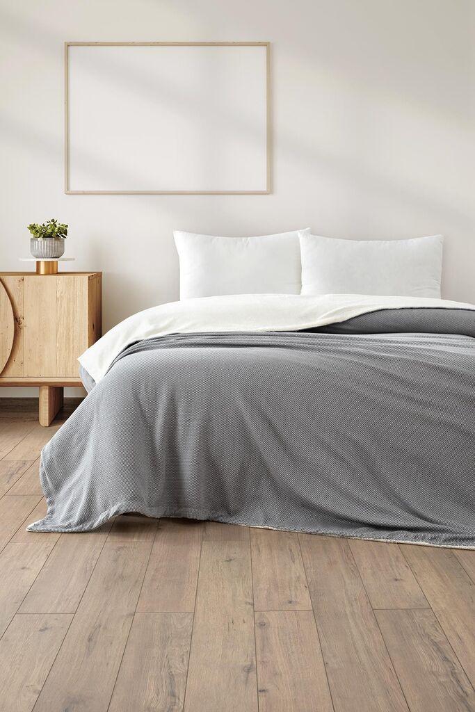 L'essentiel Maison Двојно ќебе Likya, 195x220 cm, сиво