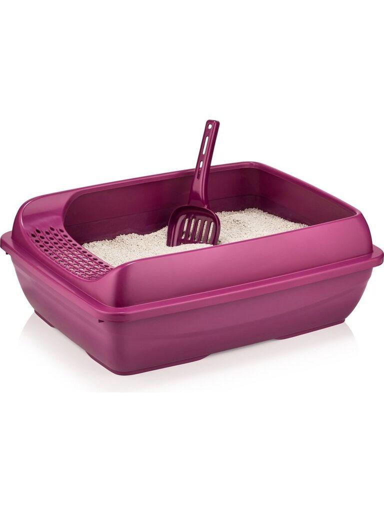 Отворен тоалет за мачки „Шепи и мустаќи" 5098-5, виолетов