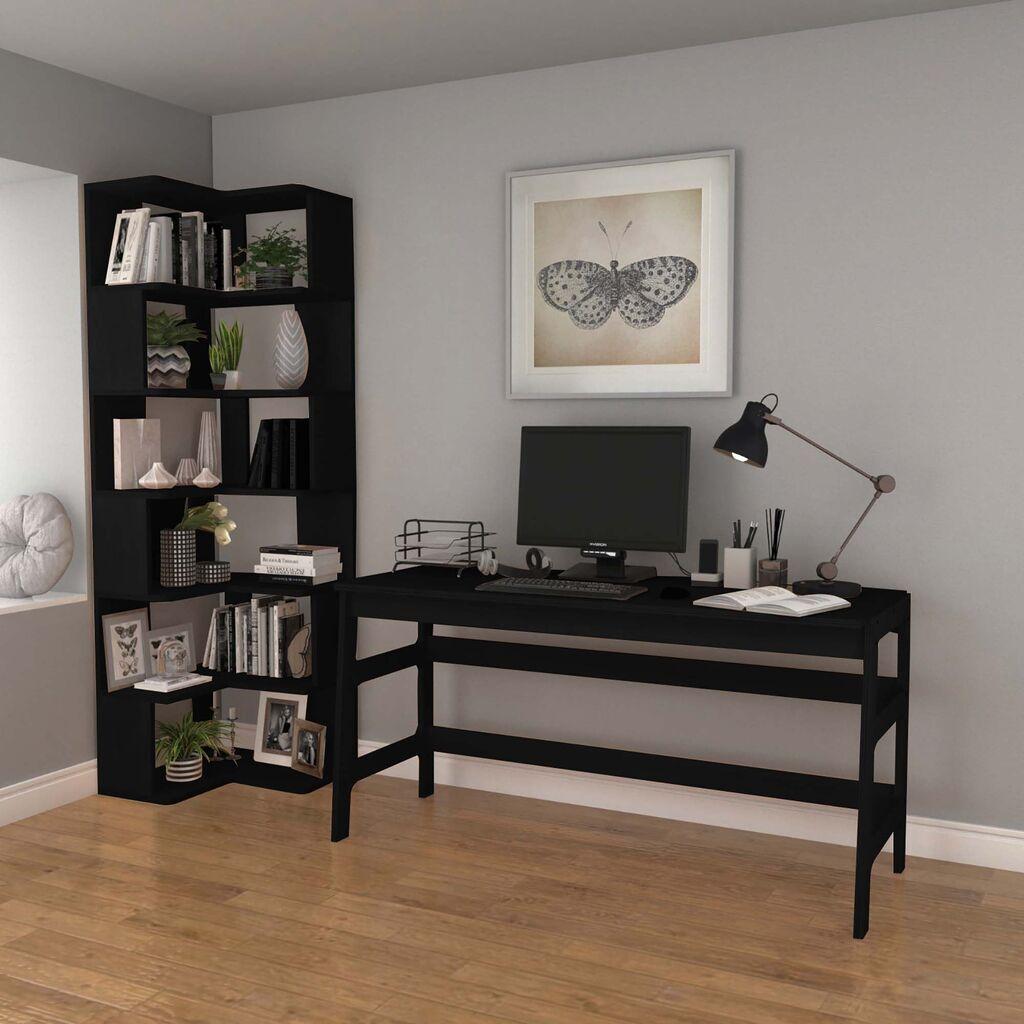 Биро и полица за книги Hanah Home CPT4801-150, иверица