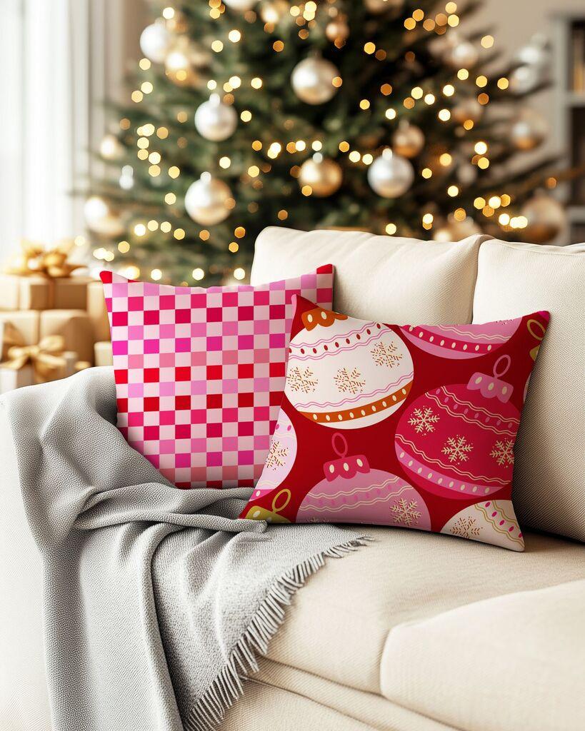 Комплет декоративни навлаки за перници Aberto Design PLW-NWYR26 - 8, 43x43 см, 2 парчиња