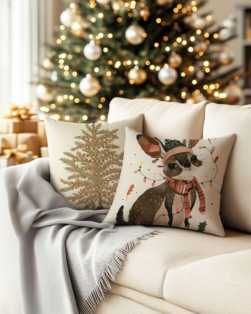 Комплет декоративни навлаки за перници Aberto Design PLW-NWYR26 - 12, 43x43 см, 2 парчиња