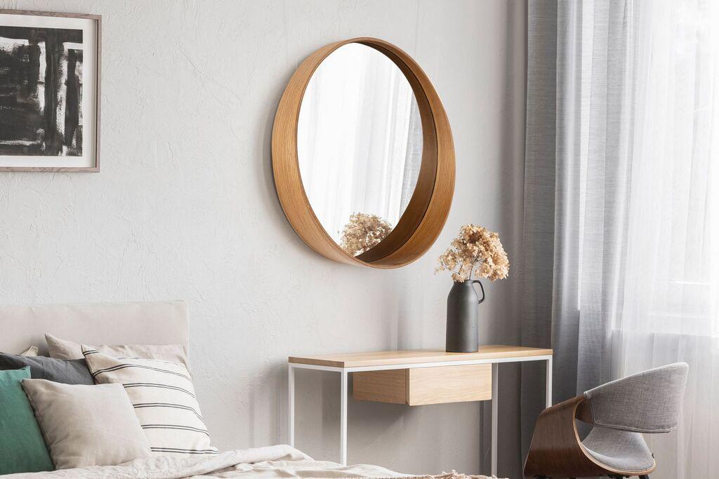 Hanah Home Mirror Bias 80, Oak