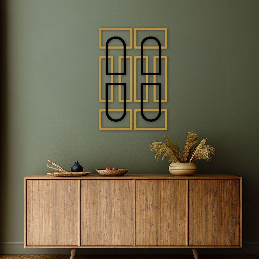 Wallity декорација за dzид Echo Forms 2'li сет, 24 x 74 см, 2 парчиња