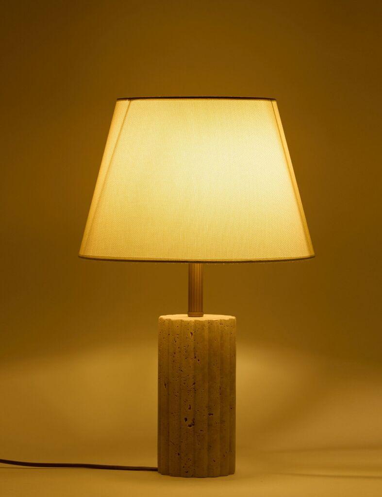 Столна ламба Opviq Astra, кремаста