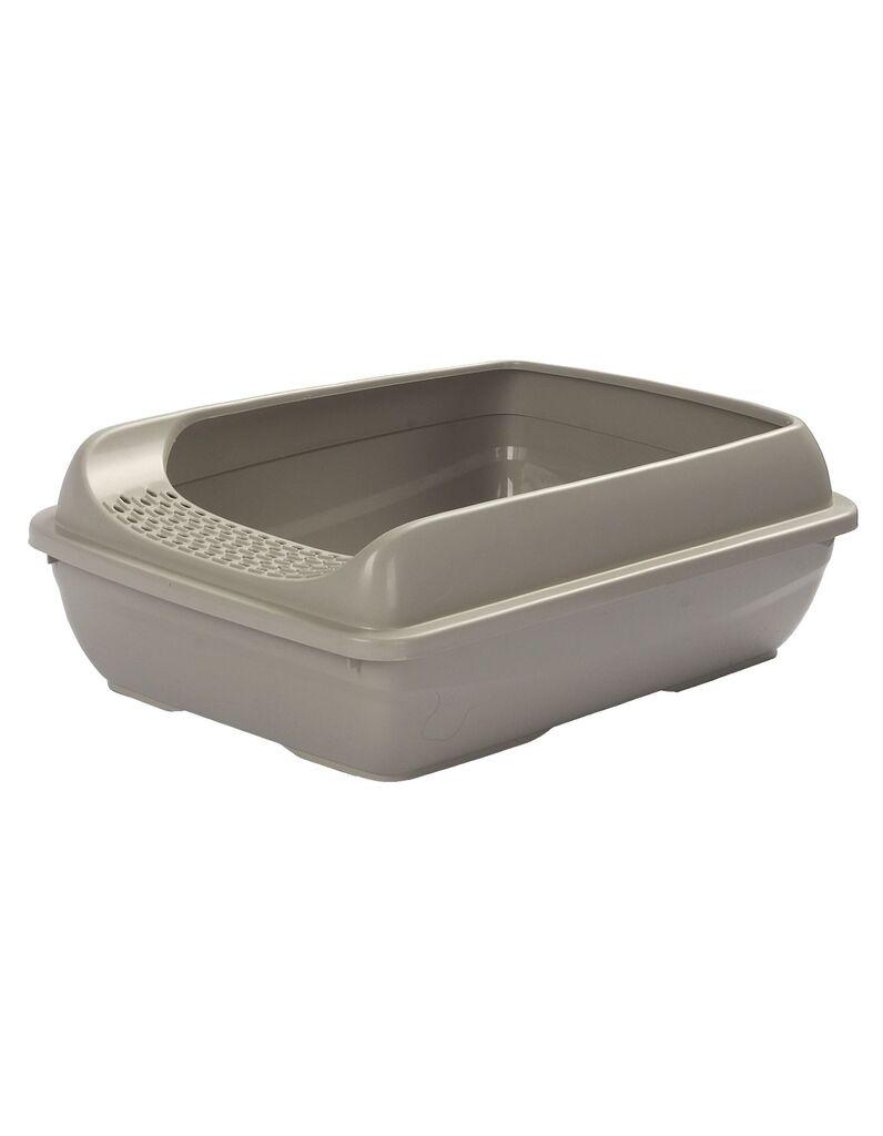 Отворен тоалет за мачки „Шепи и мустаќи" 5098-1, сив