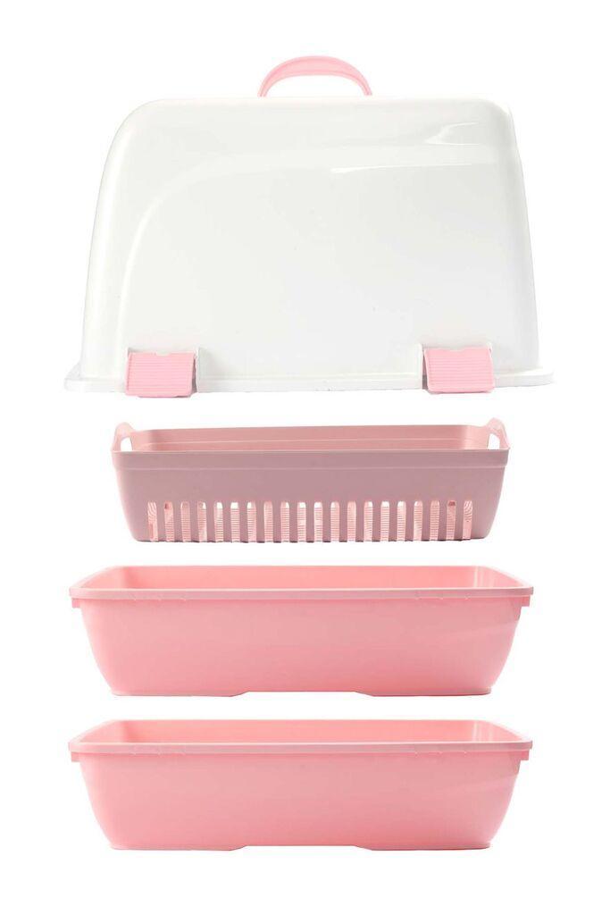 Тоалет за мачки „Шепи и мустаќи" 1164458, розов