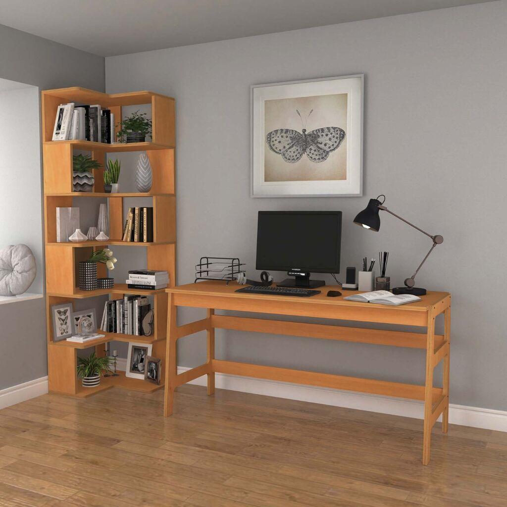 Биро и полица за книги Hanah Home CPT4801-150, иверица