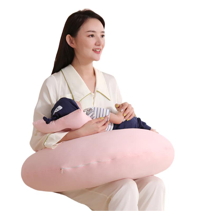 2 во 1 Перница за Доење со Перниче за Главчето на Бебето