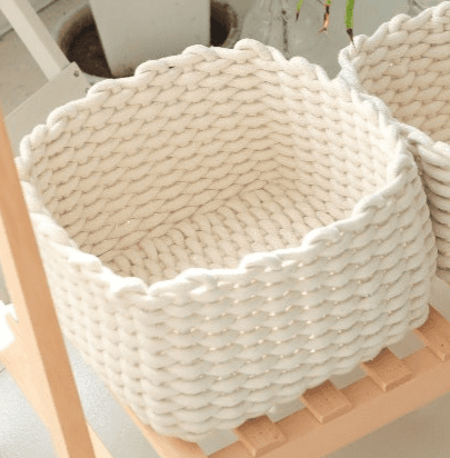 Плетени Кошници за Складирање - Голема 27 х 27 х 18