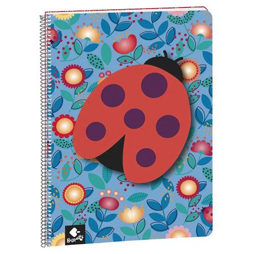 BUSQUETS Тетратка , А4, 80 Листа, Коцка, Ladu Bug, 51.052.09550