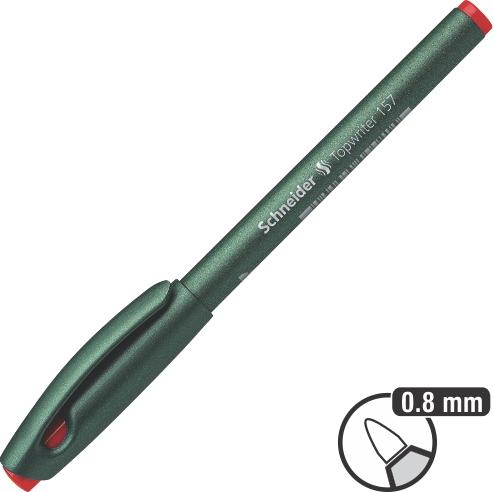 SCHNEIDER Фломастер, Шнајдер,157 Topwriter 0.8мм. црвена
