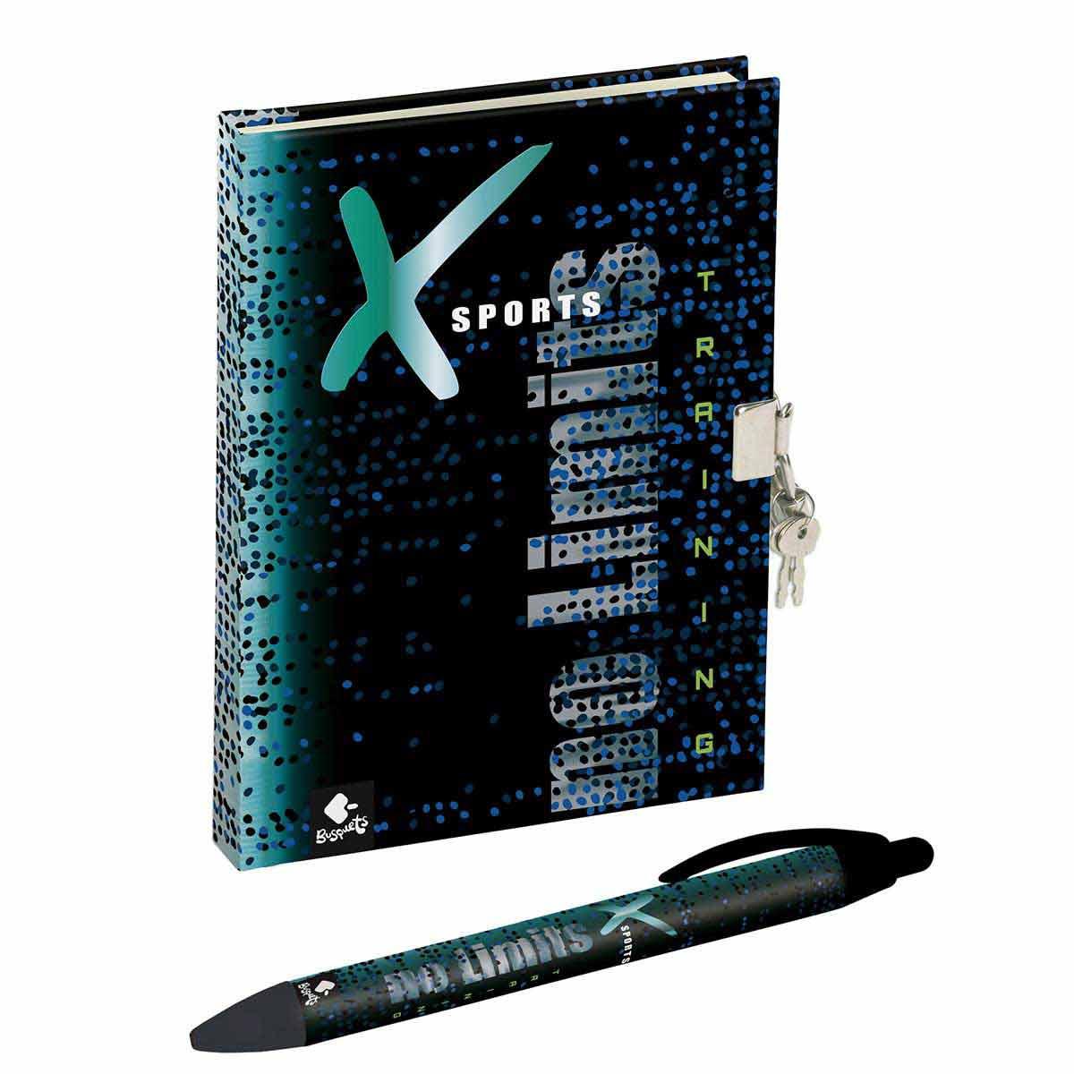 BUSQUETS Споменар, Со катанче и пенкало, X Sports, 51.617.09420, 14*19*1,5цм