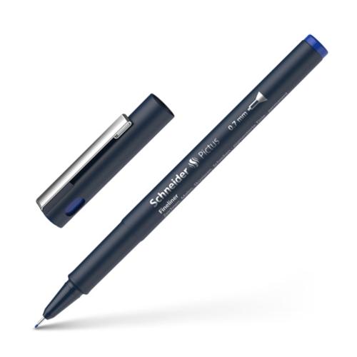 SCHNEIDER Фломастер, 0,7мм, Fineliner Pictus, 197603, Сина